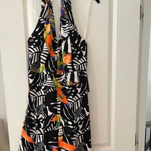 Eva Mendes Tropical jumpsuit